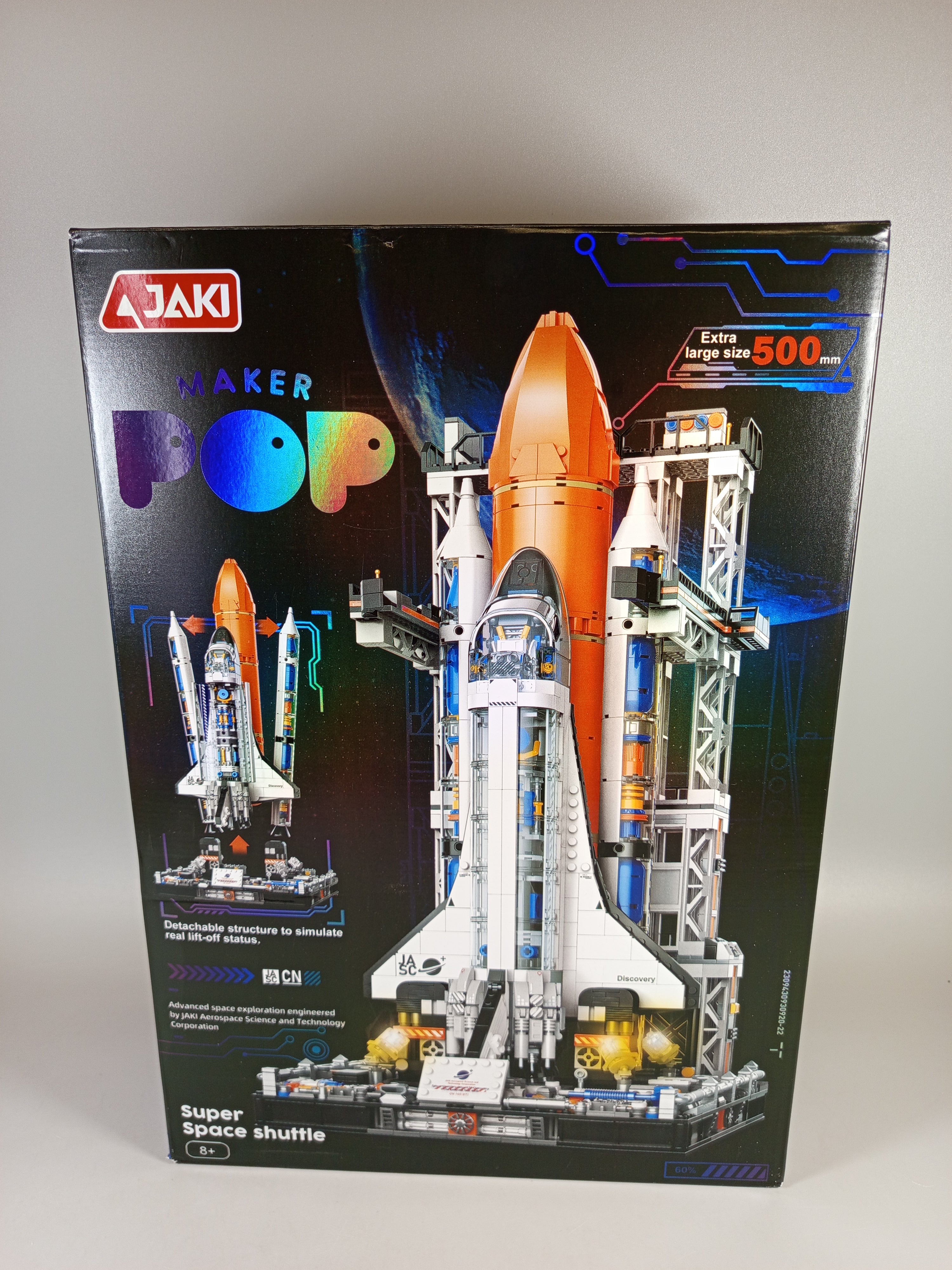JAKI Maker POP Baustein-Set – Super Space Shuttle, kompatibel mit LEGO, OVP